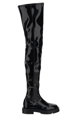 Givenchy 4G Plaque Thigh-High Boots