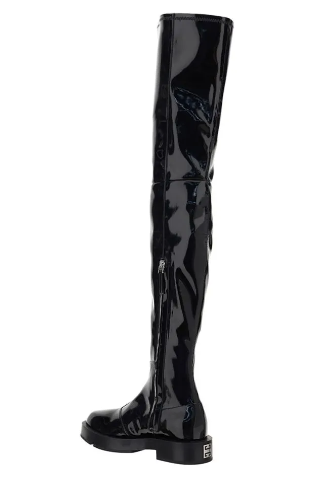 Givenchy 4G Plaque Thigh-High Boots
