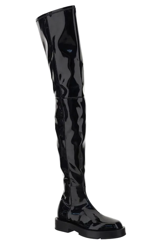 Givenchy 4G Plaque Thigh-High Boots