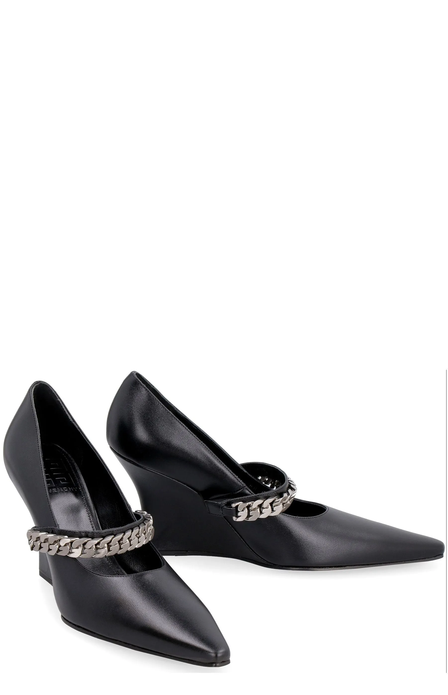 Givenchy G Chain Slip On Wedge Pumps