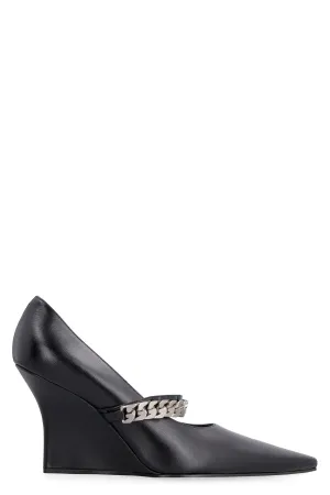 Givenchy G Chain Slip On Wedge Pumps