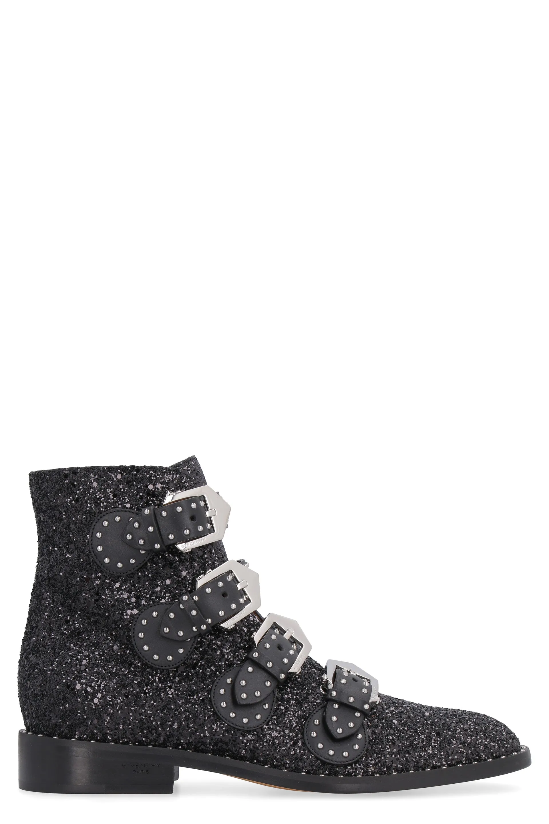 Givenchy Logo Detailed Glitter Ankle Boots