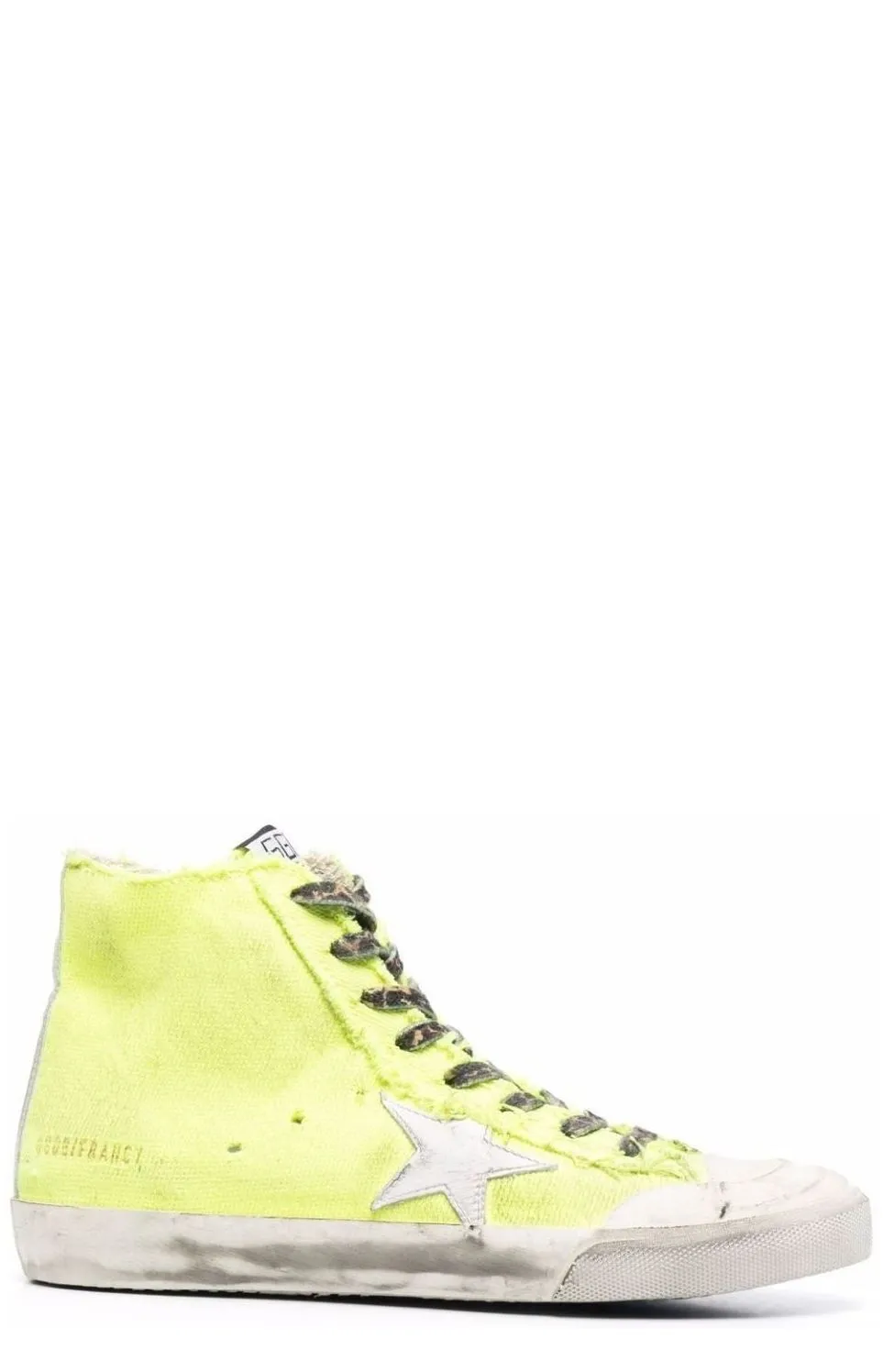 Golden Goose Deluxe Brand Francy Distressed High Top Sneakers