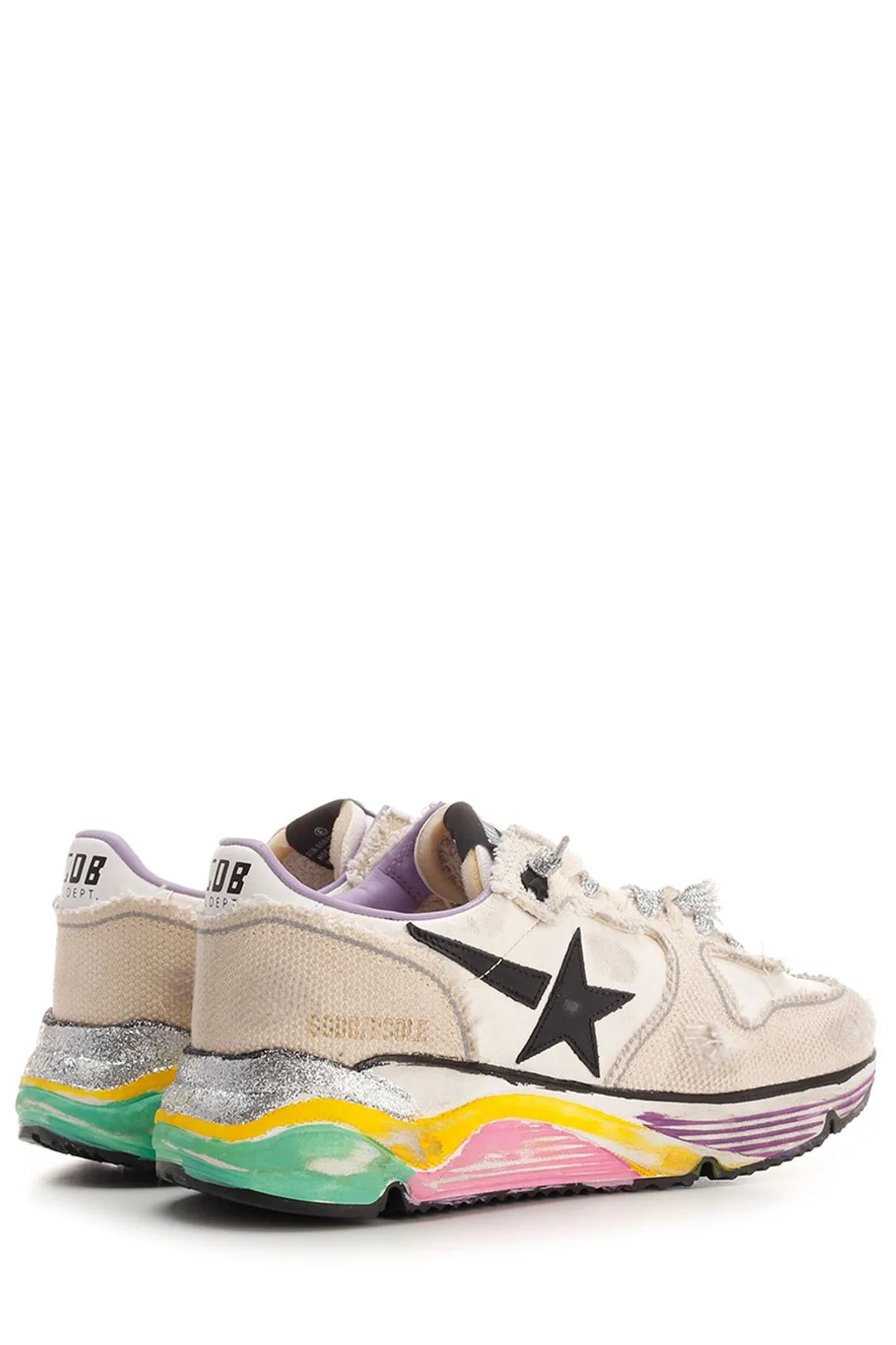 Golden Goose Deluxe Brand Star Patch Lace-Up Sneakers