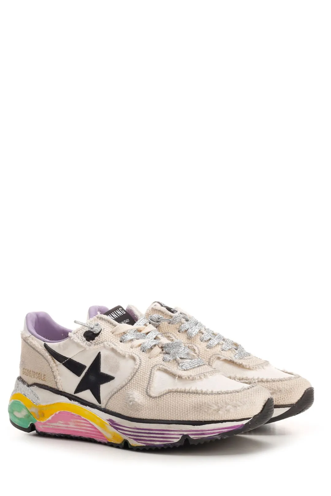 Golden Goose Deluxe Brand Star Patch Lace-Up Sneakers