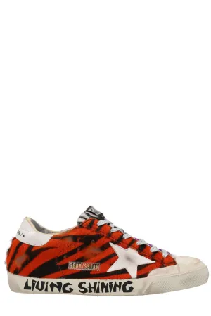 Golden Goose Deluxe Brand Superstar Animal Print Sneakers