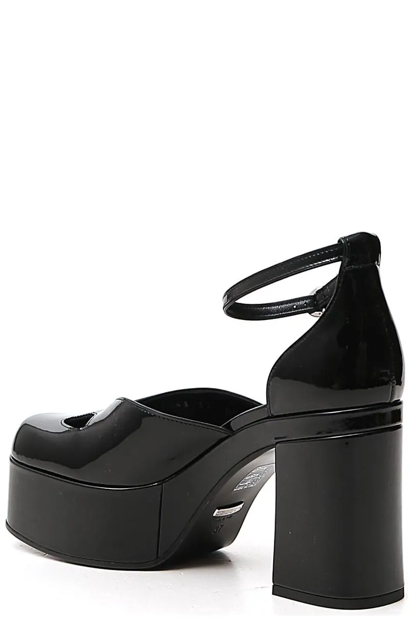 Gucci Ankle-Strap Platform Pumps