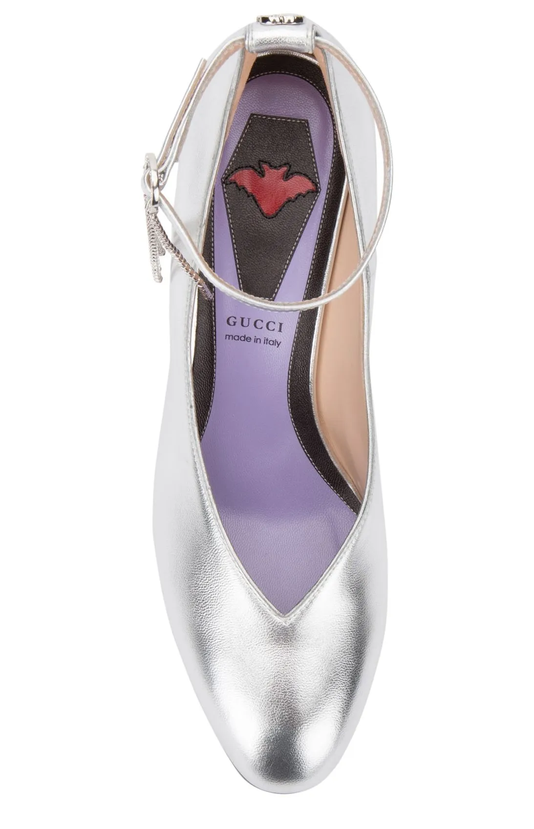 Gucci G Heel Crystal Embellished Pumps