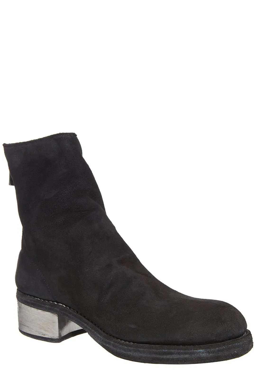 Guidi Back-Zip Ankle Boots