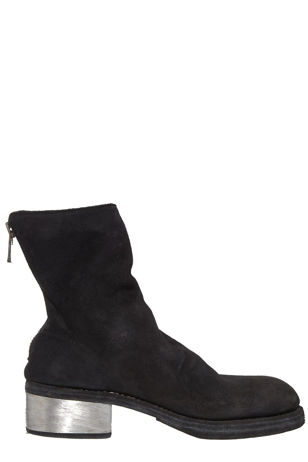 Guidi Back-Zip Ankle Boots