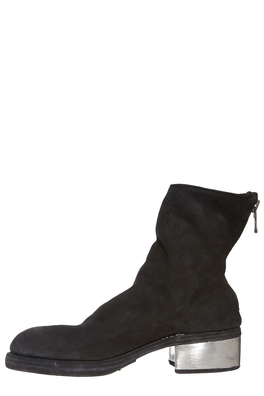Guidi Back-Zip Ankle Boots