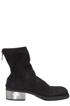 Guidi Back-Zip Ankle Boots