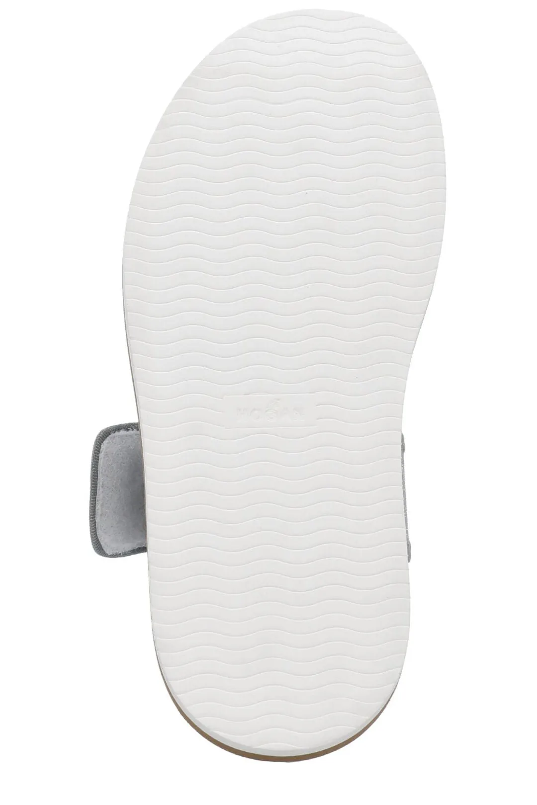 Hogan Double Strap Glittered Slip-On Sandals