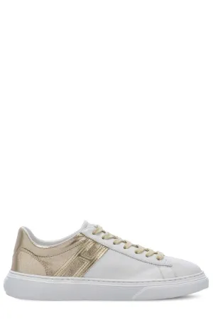 Hogan H365 Round Toe Lace-Up Sneakers