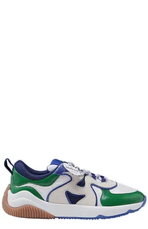 Hogan H597 Color-Block Lace Up Sneakers