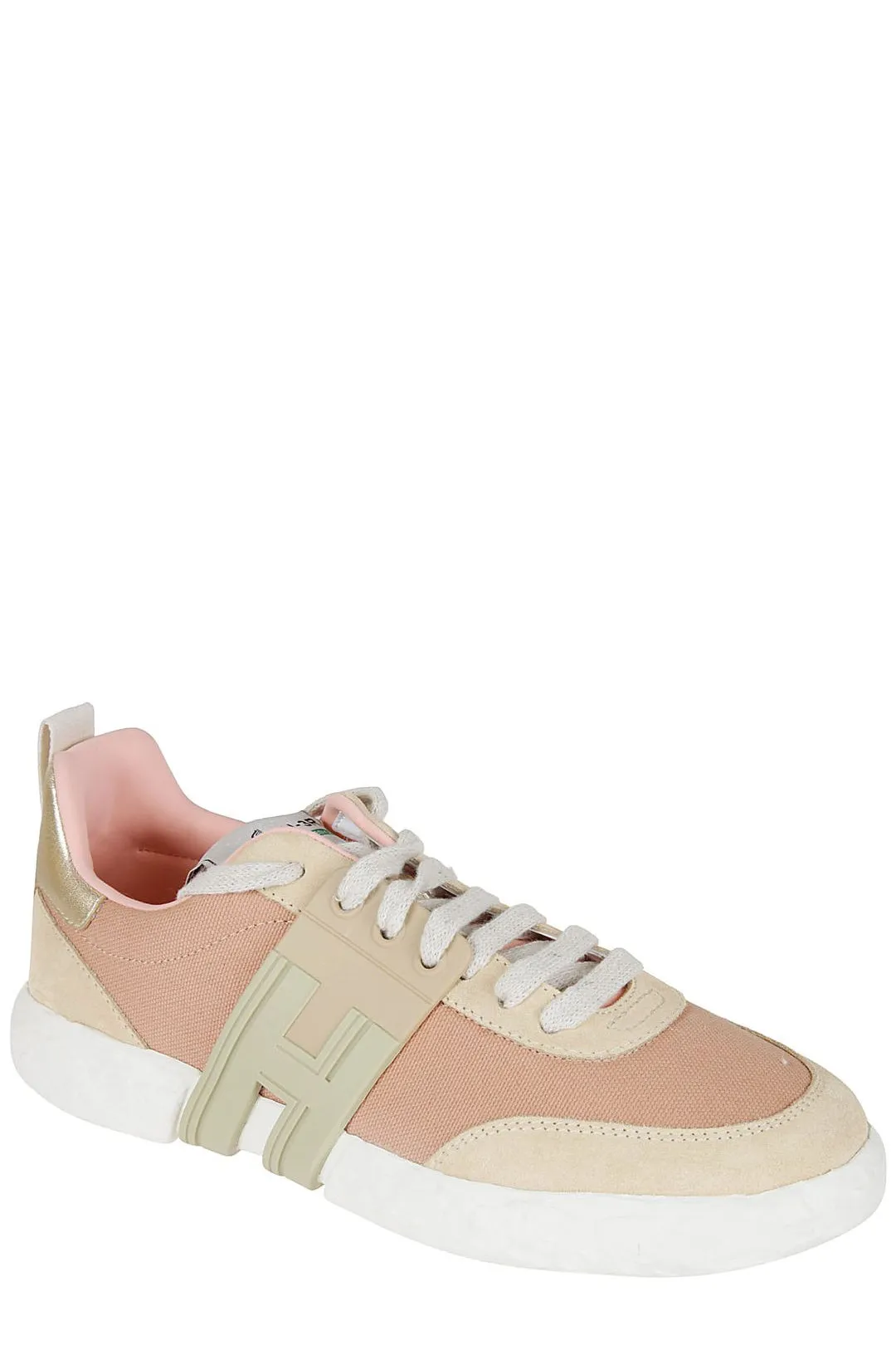 Hogan Logo Detailed Lace-Up Sneakers