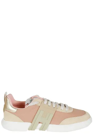Hogan Logo Detailed Lace-Up Sneakers