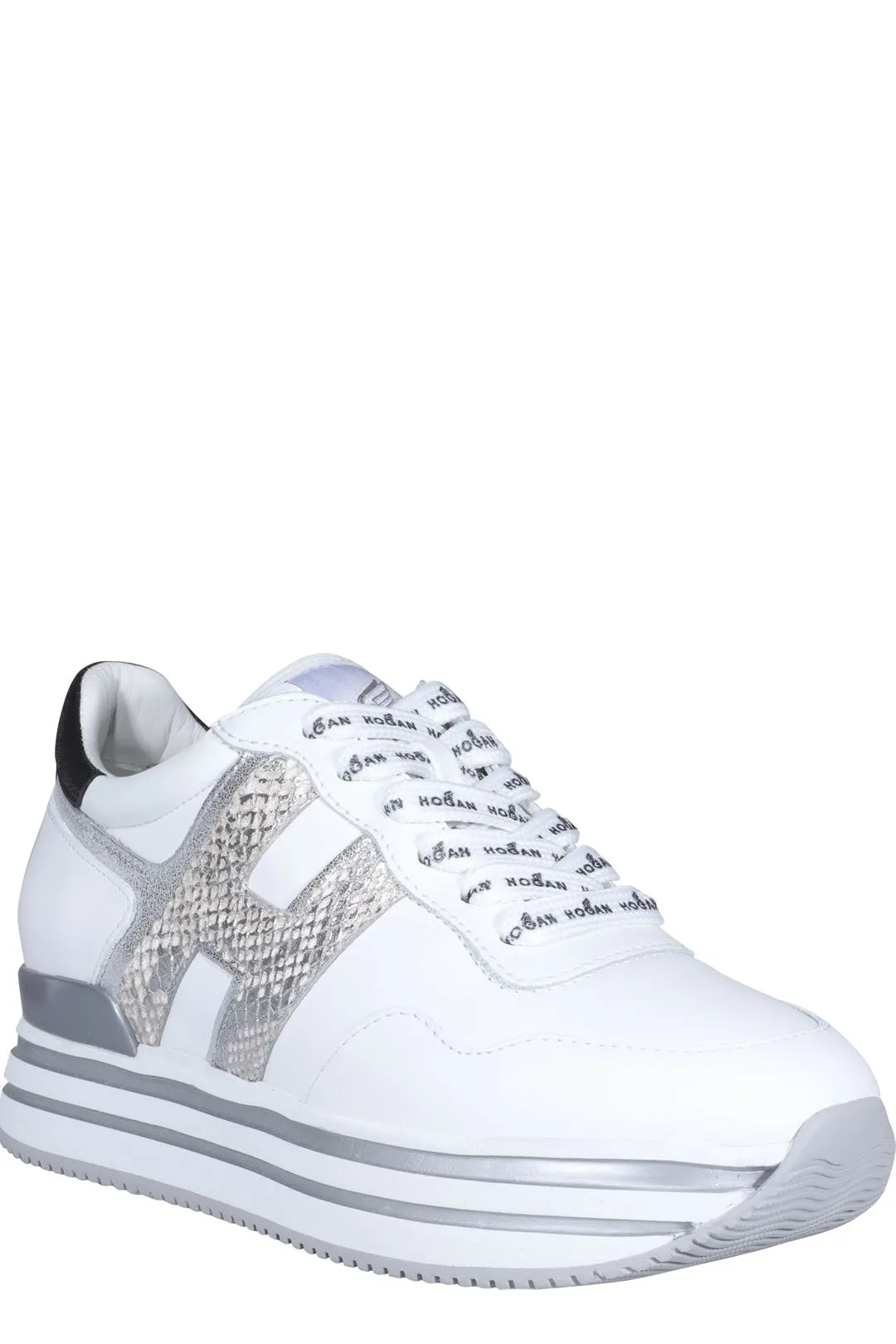 Hogan Logo Detailed Platform Lace-Up Sneakers