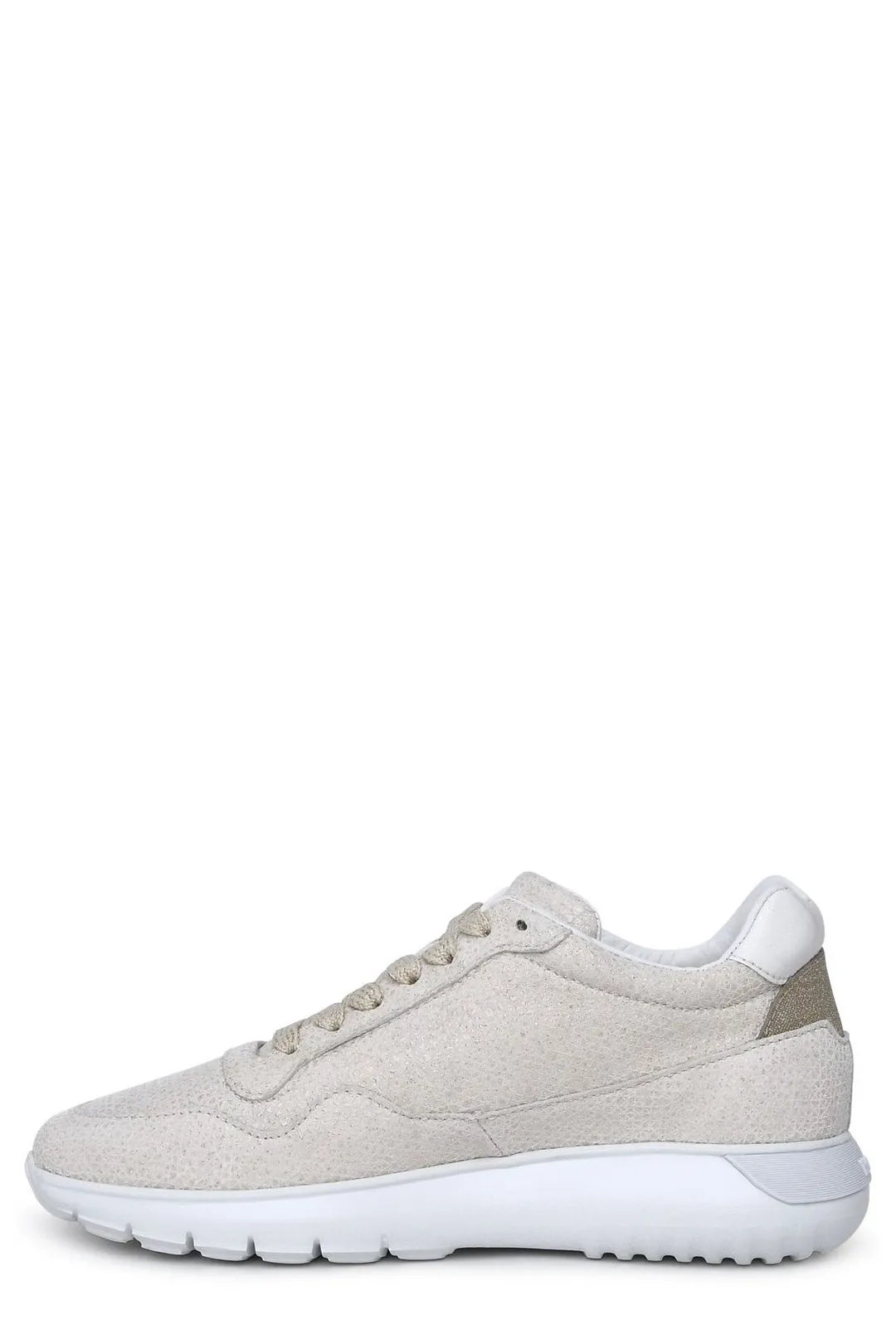 Hogan Logo Patch Lace-Up Sneakers