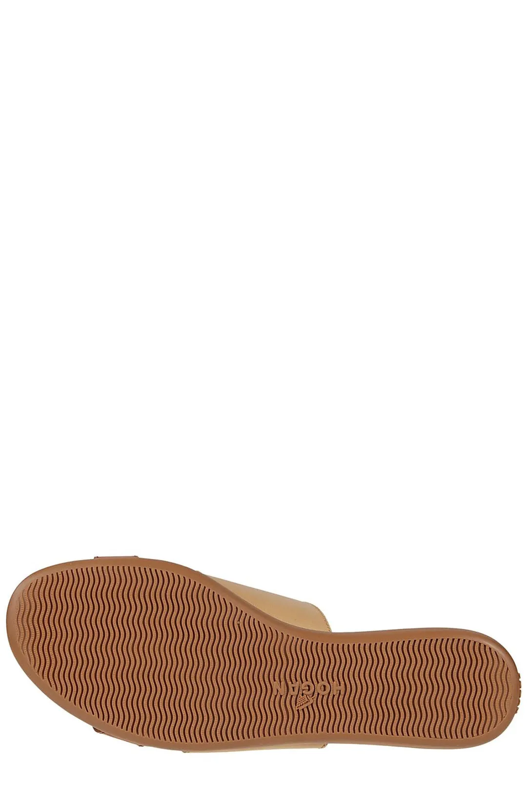 Hogan Logo Plaque Slip-On Sandals