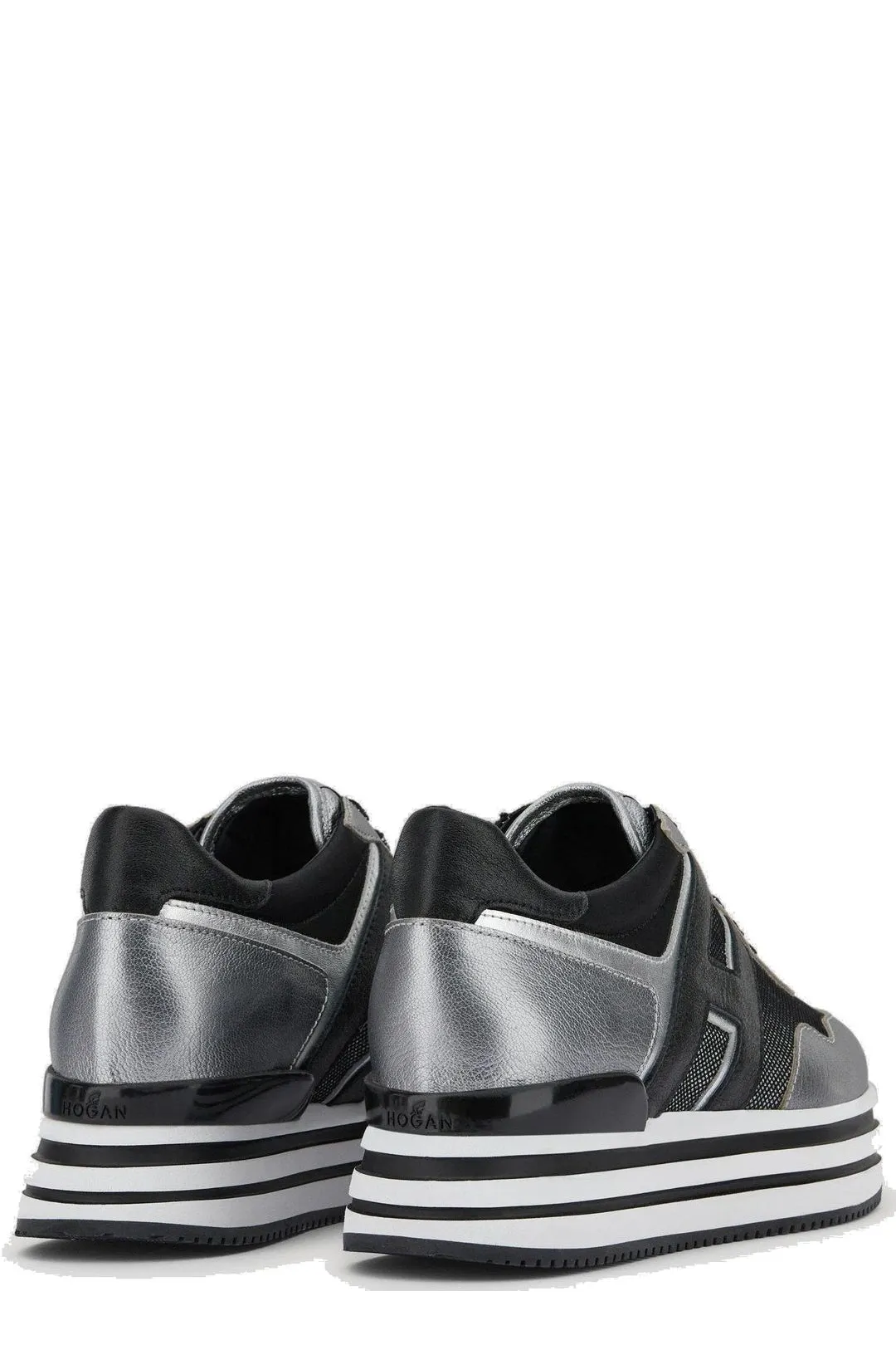 Hogan Maxi H222 Logo Patch Platform Sneakers