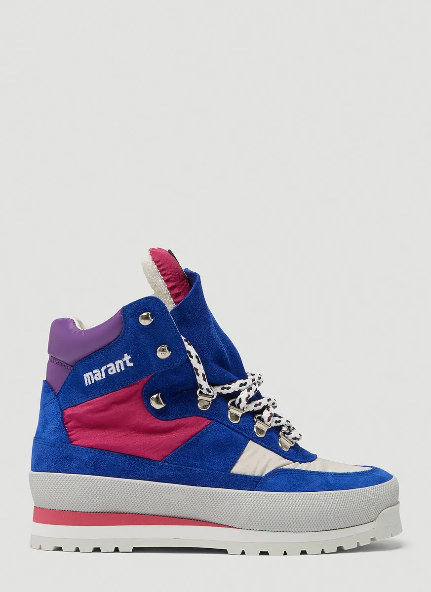 Isabel Marant Bannry Lace-Up Hiking Boots