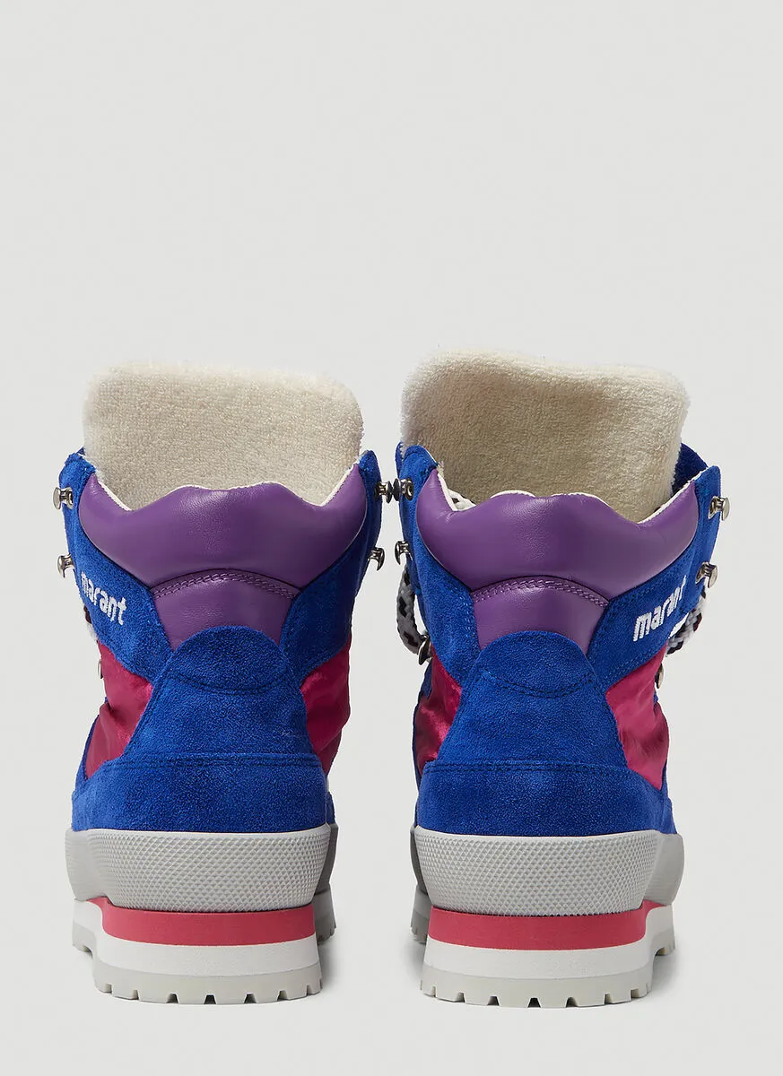 Isabel Marant Bannry Lace-Up Hiking Boots