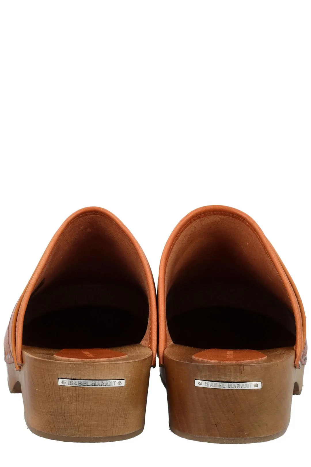 Isabel Marant Block Heel Slip-On Clogs