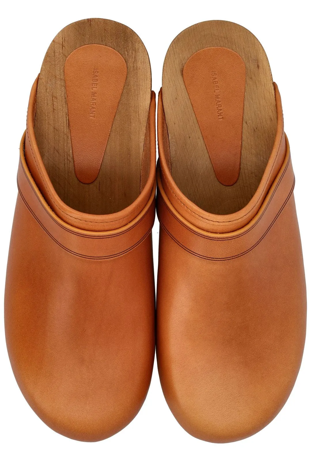 Isabel Marant Block Heel Slip-On Clogs