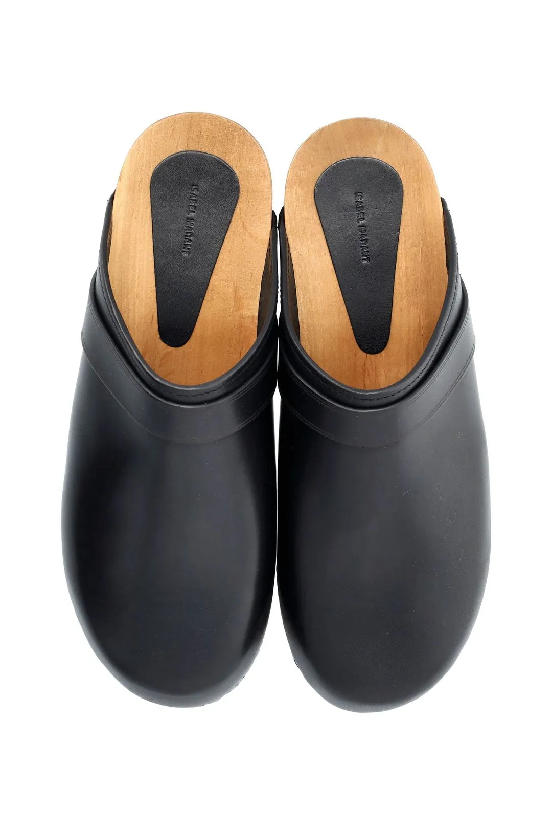 Isabel Marant Block Heel Slip-On Clogs
