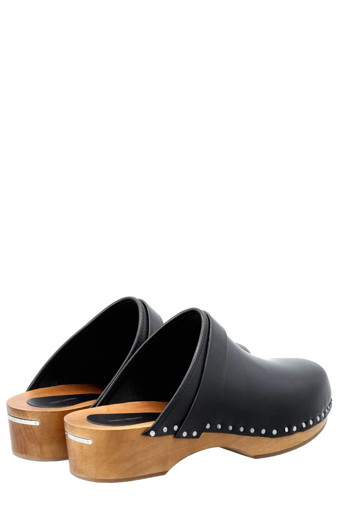 Isabel Marant Block Heel Slip-On Clogs