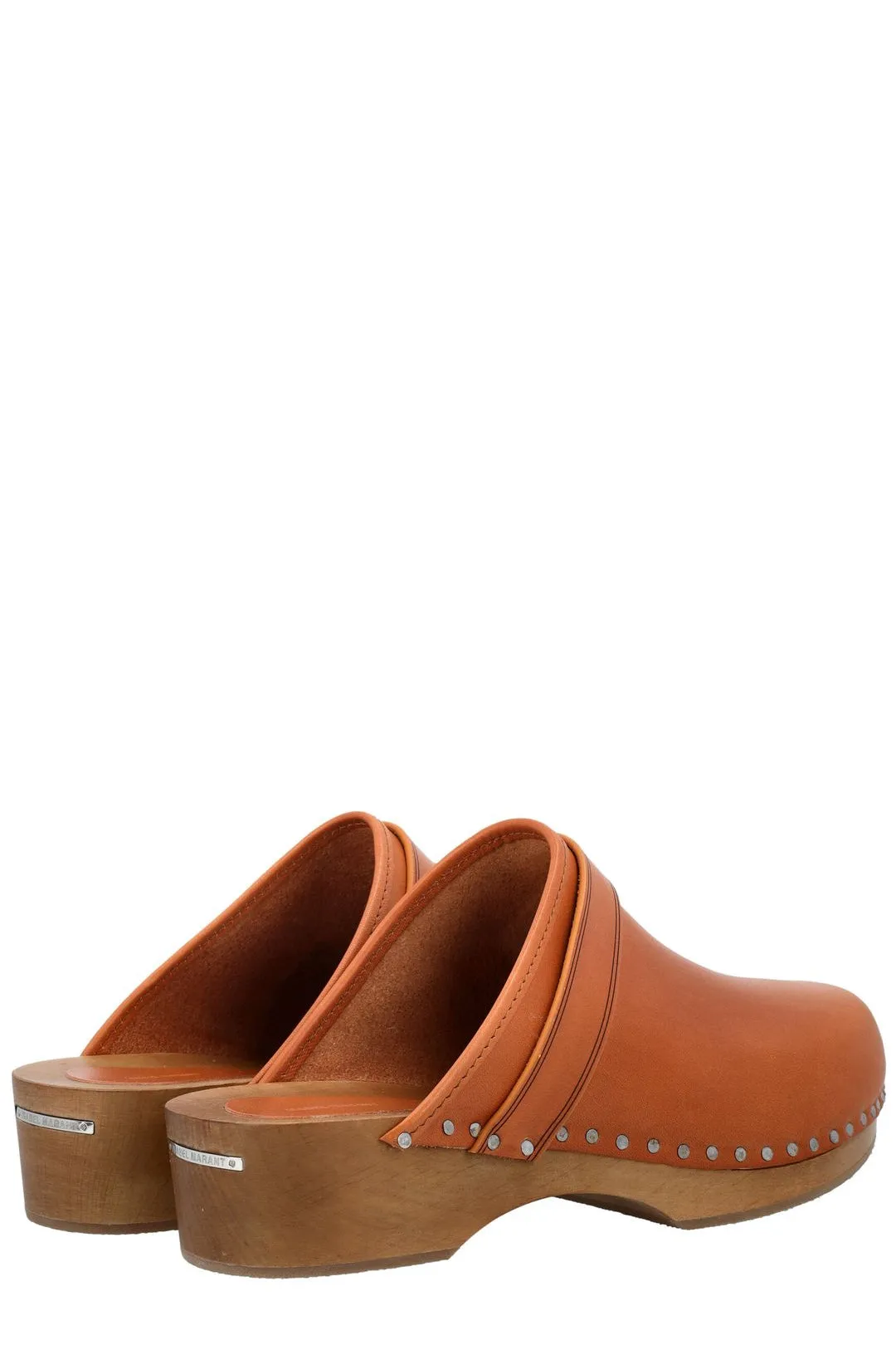 Isabel Marant Block Heel Slip-On Clogs