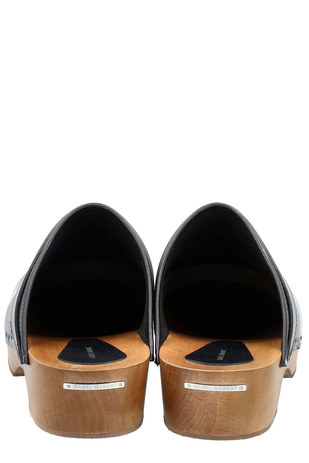 Isabel Marant Block Heel Slip-On Clogs
