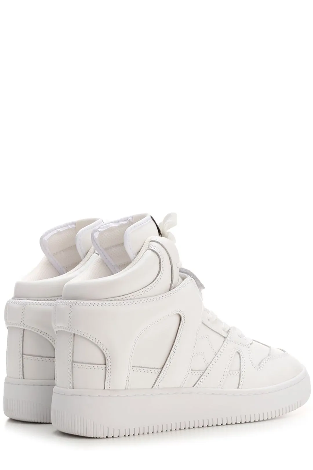 Isabel Marant Brooklee Logo Patch High Top Sneakers