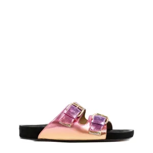 Isabel Marant Buckled Slip-On Sandals