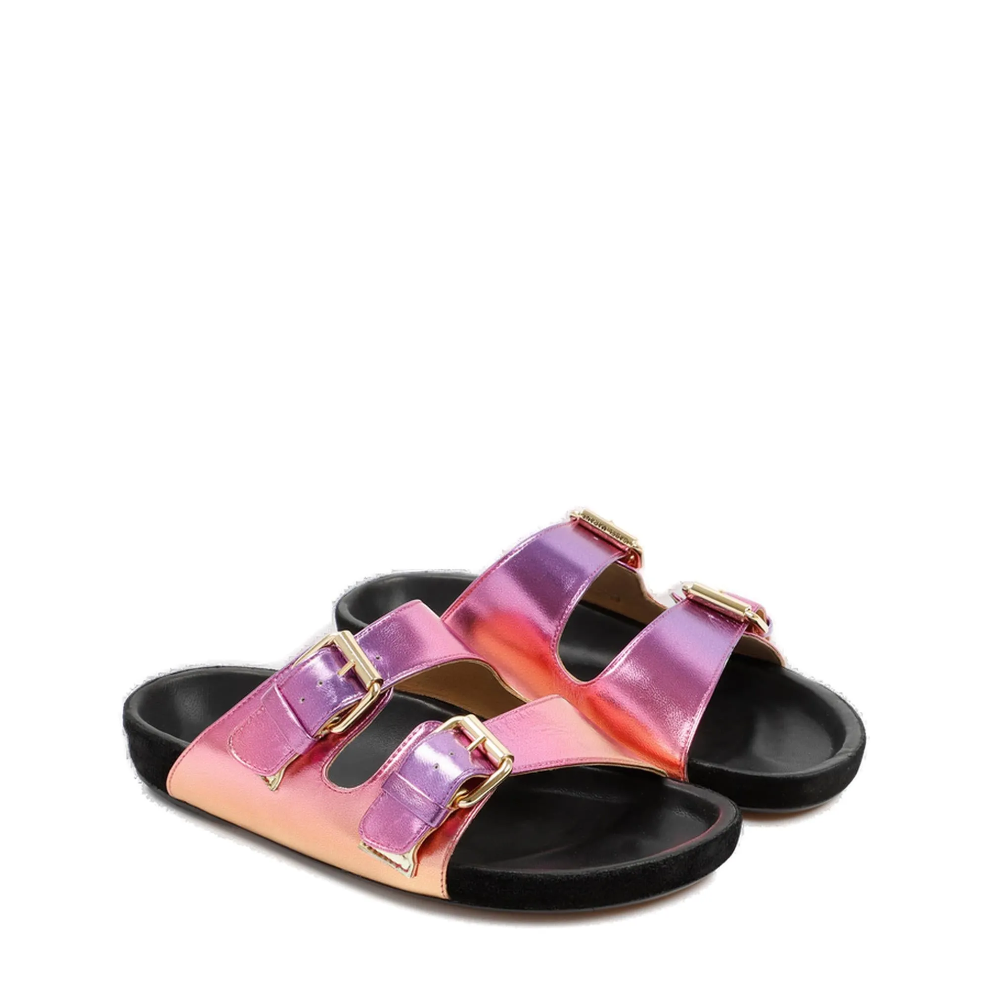 Isabel Marant Buckled Slip-On Sandals