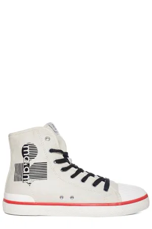 Isabel Marant Logo Printed Lace-Up Sneakers
