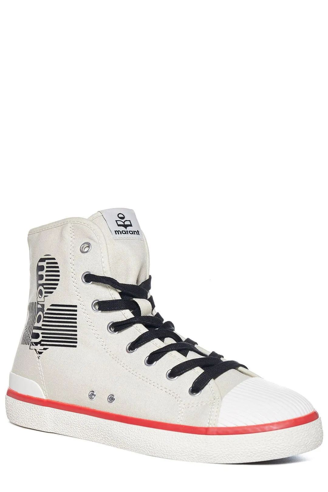 Isabel Marant Logo Printed Lace-Up Sneakers