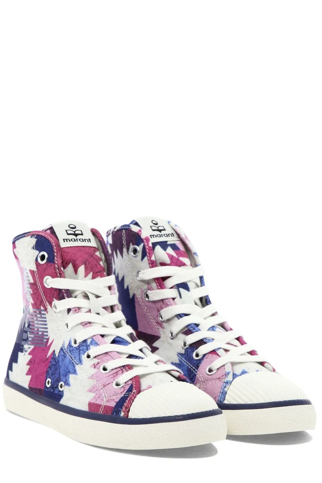 Isabel Marant Logo Printed Lace-Up Sneakers