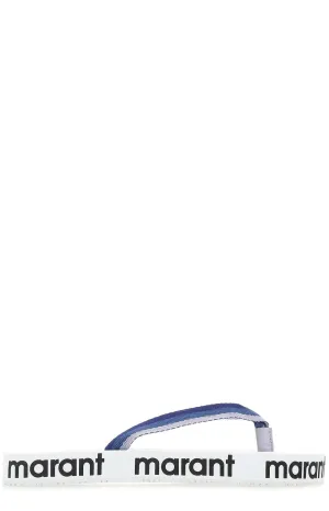 Isabel Marant Logo Printed Sandals