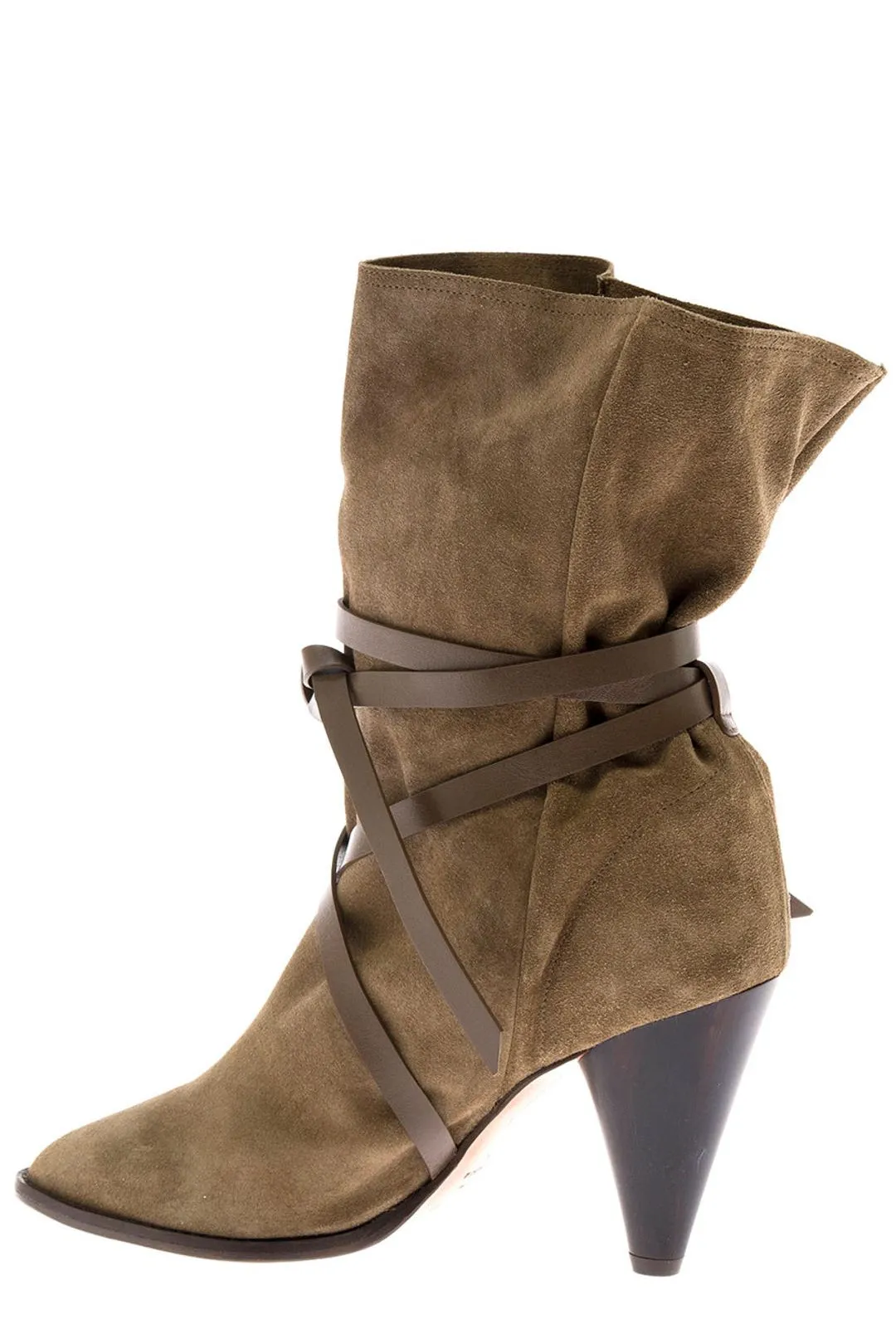 Isabel Marant Pointed Toe Wrap Boots