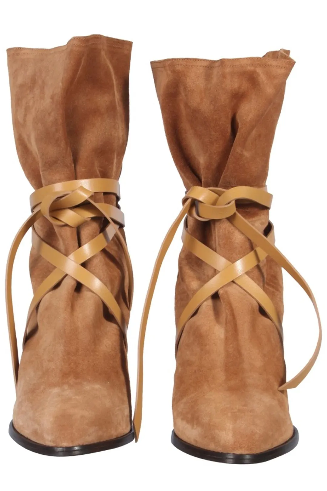 Isabel Marant Pointed Toe Wrap Boots