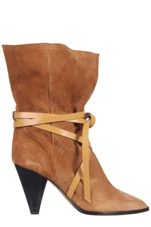 Isabel Marant Pointed Toe Wrap Boots