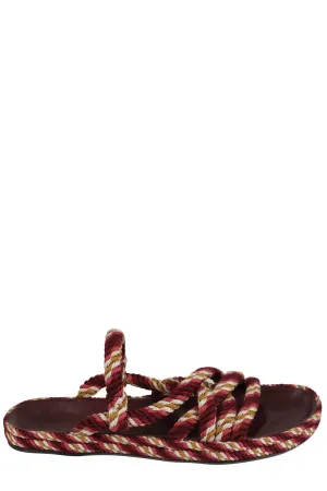 Isabel Marant Rope Detailed Slingback Sandals