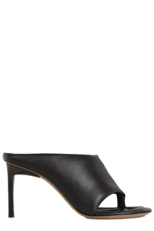 Jacquemus Asymmetric Slip-On Heeled Mules
