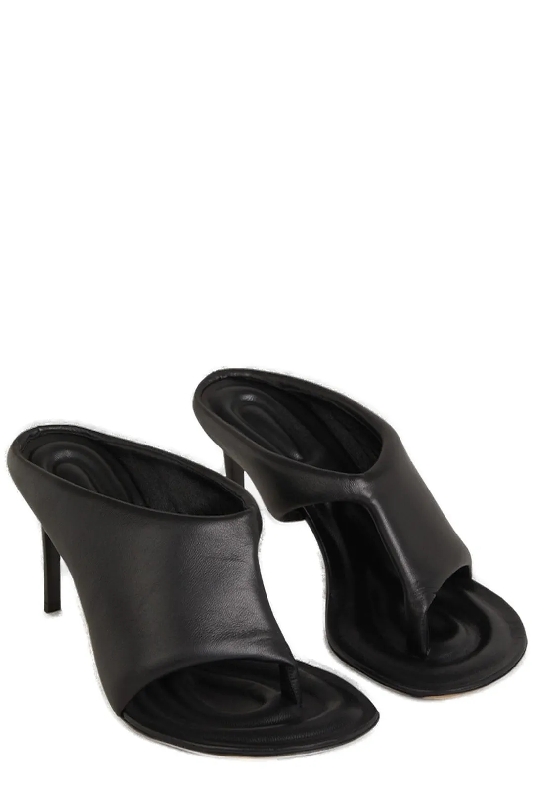 Jacquemus Asymmetric Slip-On Heeled Mules