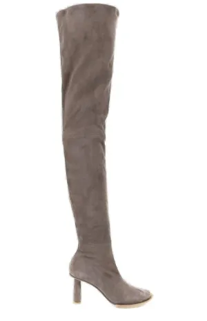 Jacquemus Round Toe Zipped High Boots