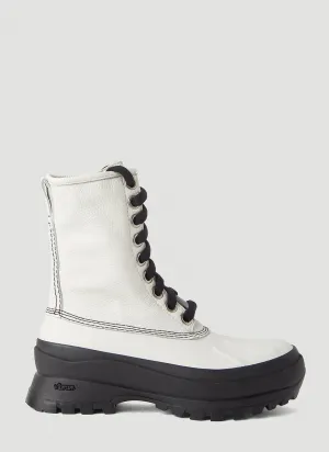 Jil Sander Chunky Sole Combat Boots