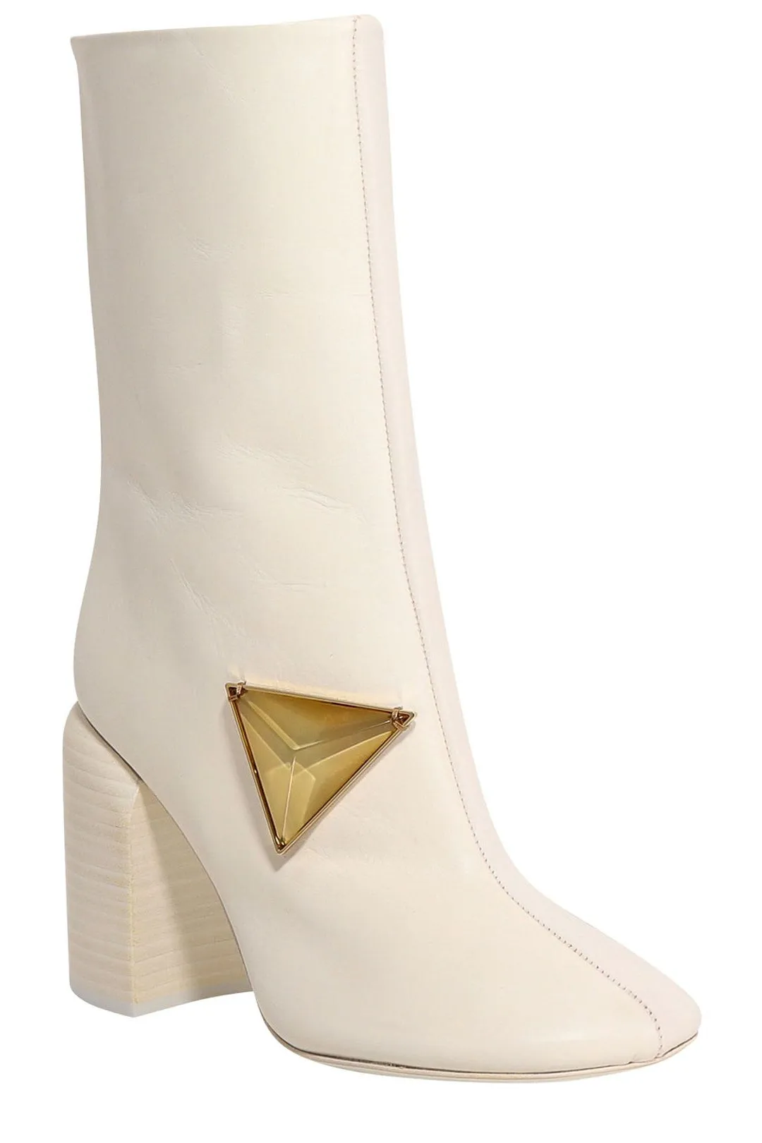 Jil Sander Jewel Plaque Ankle Boots