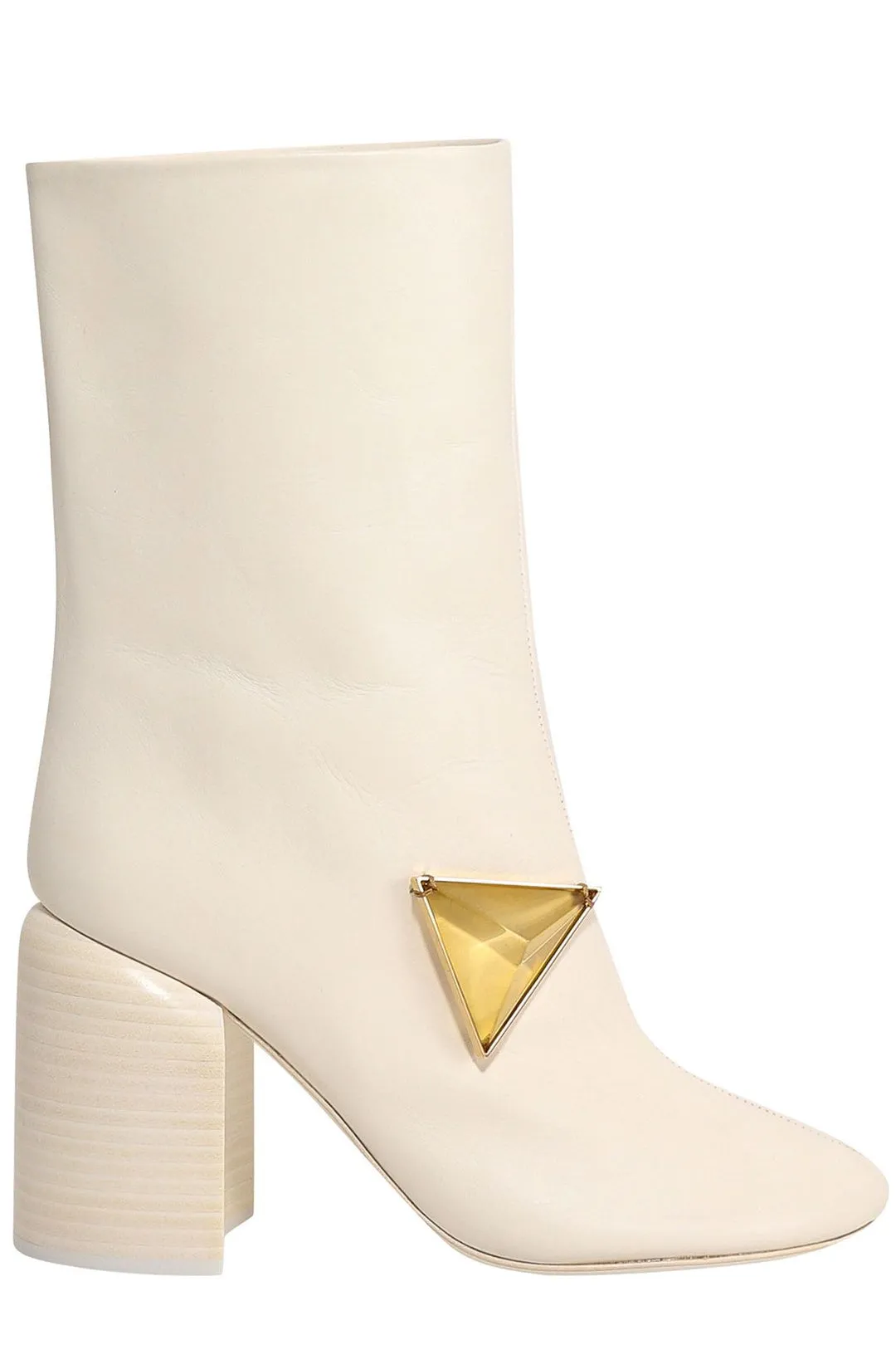 Jil Sander Jewel Plaque Ankle Boots